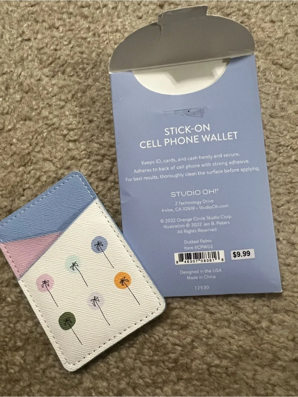 Stick On, Cell Phone Wallet